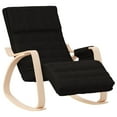 thumbnail image 4 of vidaXL Rocking Chair Rocker Swinging Chair for Living Room Nursery Fabric, 4 of 25
