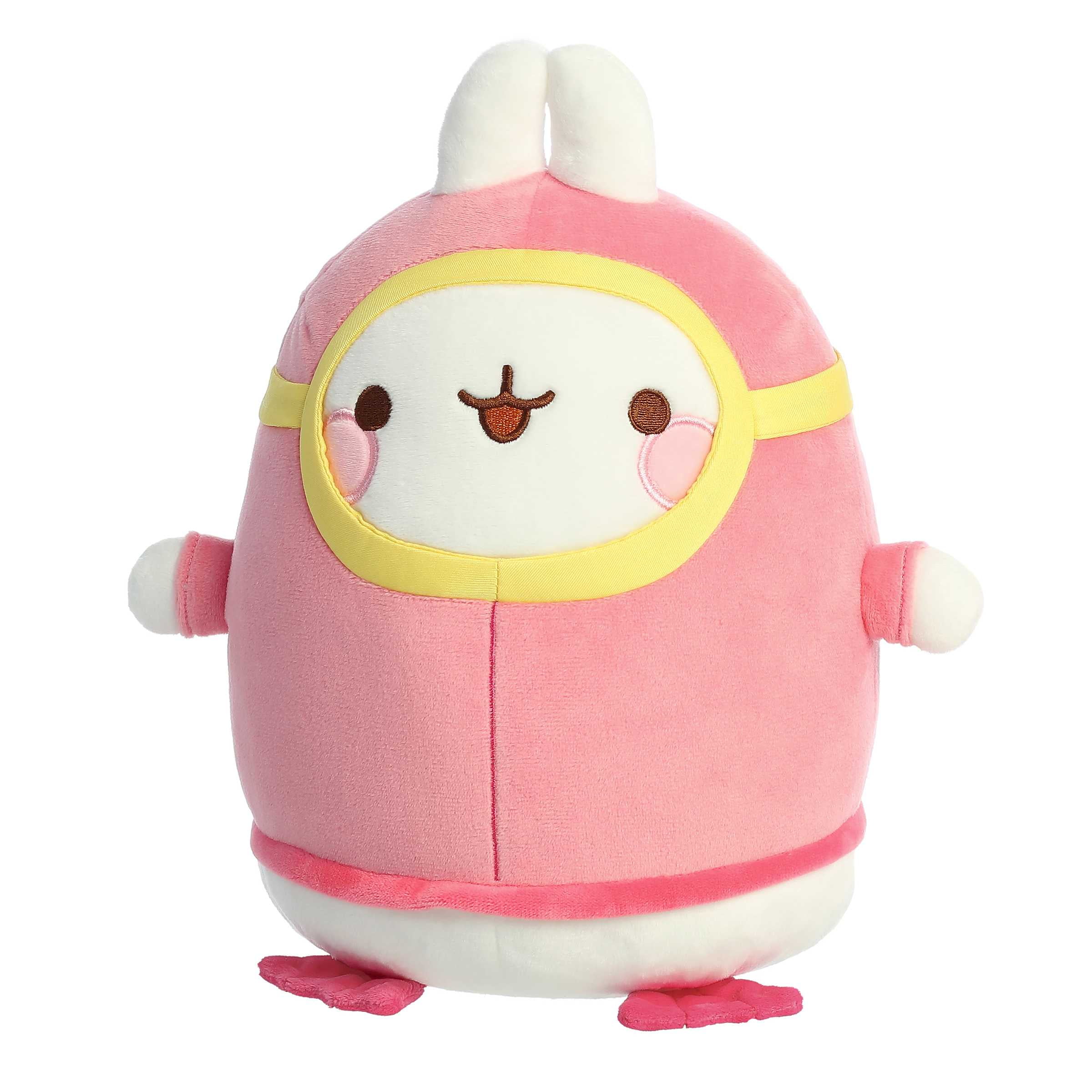 Aurora - Medium Pink Molang - 10 Scuba Molang - Playful Stuffed Animal 