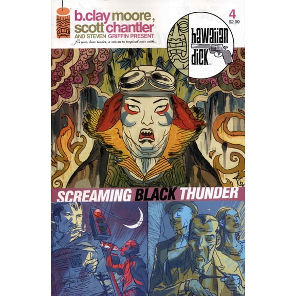 Hawaiian Dick: Screaming Black Thunder #4 VF ; Image Comic Book