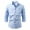 Light Blue, variant on Men's 80s Non-Iron Solid Short Point Collar Dress Shirt - Breathable Moisture Wicking Business Casual Shirt with Chest Pocket