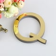thumbnail image 2 of Gold Decor, Wall Letters, 6 In, Capital Letter Q, Wall Decor, Acrylic Mirror, Dining Area, Wedding Events, Reflective Metallic, 1 Pc, 2 of 2