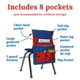 thumbnail image 4 of Carson Dellosa Chairback Buddy™ Blue and Red Pocket Chart Storage (1 piece), 4 of 5