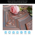 thumbnail image 3 of Pressed Tin Ceiling Tile 3D embossed wall panels for literary book bars PL02 Rustic copper 10Pcs/pack, 3 of 9
