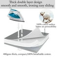 thumbnail image 4 of Ironing Board Cover and Pad Extra Thick Heavy Duty Padded Multiple Layers,Non Stick Scorch and Stain Resistant,Grey, 4 of 7