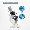 thumbnail image 2 of High Definition 100/400/1200 Times Adjustable Microscope Toys Kit with LEDs Fill Light Biological Science Experiment, 2 of 8