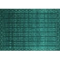 thumbnail image 1 of Ahgly Company Indoor Rectangle Abstract Turquoise Blue Contemporary Area Rugs, 3' x 5', 1 of 4
