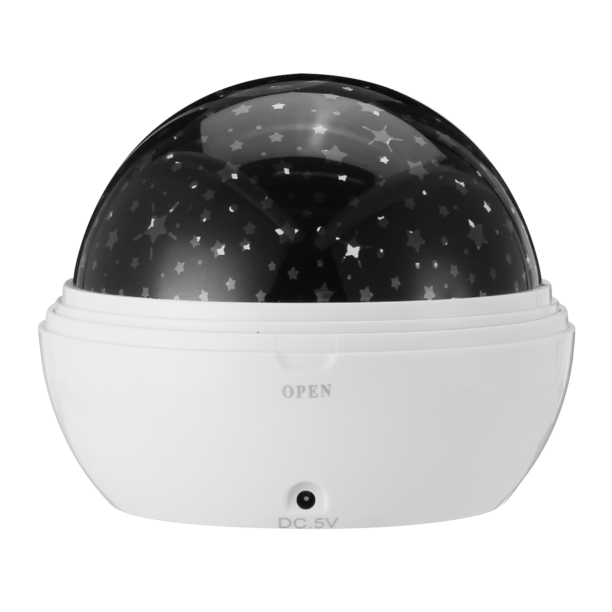 Baby Night Light, 8Mode Romantic Rotating LED Night Lighting Lamp Moon