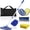 Blue, variant on Car Wash Brush Kit with 41" Long Handle,5 in 1 Car Cleaning Mop,Microfiber Car Wash Brush,Glass Scrubber Vehicle Cleaner Kit,Blue