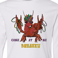 thumbnail image 4 of Inktastic Mardi Gras Come at Me Breaux Crayfish Long Sleeve Youth T-Shirt, 4 of 5
