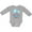 AC-Heather Grey, variant on Inktastic My Great Aunt Whale-y Loves Me Boys or Girls Long Sleeve Baby Bodysuit