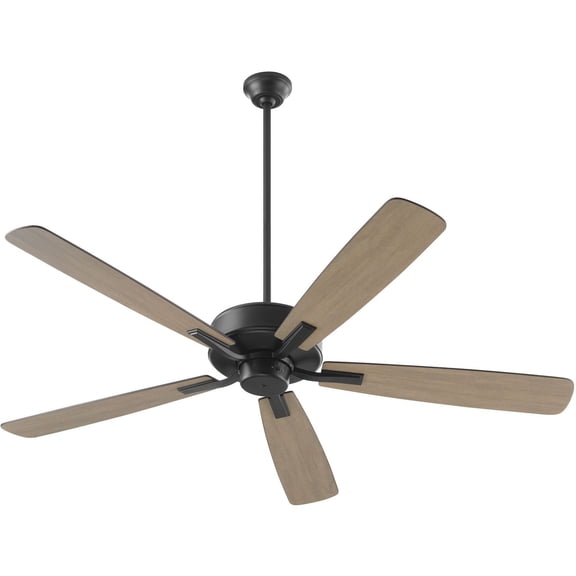 4605-59 Quorum Lighting Ovation - 5 Blade Ceiling Fan-12.5 Inches Tall and 60 Inches Wide-Matte Black Finish