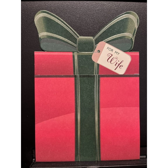 Merry Christmas Wife Greeting Card w/Envelope