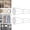 White, variant on Tension Rod 28-48" Pack of 2, Rust-Resistance Adjustable Spring No Drilling Curtain Tension Rod for Windows Cabinet Wardrobe Closet, 7/8" Diameter, White