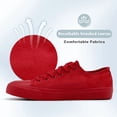thumbnail image 2 of Women’s Men’s Fashion Sneakers High Low Top Shoes Casual Lightweight Walking Shoes for Women Men Comfortable Outdoor Tennis Sneakers, 2 of 7