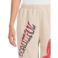 thumbnail image 4 of No Boundaries Juniors Graphic Print Joggers, Sizes XS-3X, 4 of 5