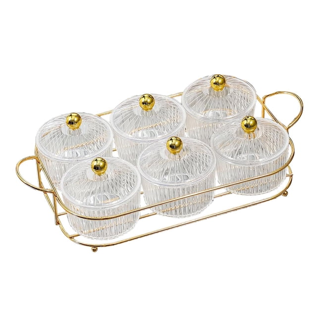 Advancent Platos para servir divididos, elegante de frutos secos y bandeja de frutos secos para aperitivos, color marrón Almacenamiento y organización del hogar tipo 14