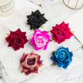 thumbnail image 4 of Flores artificiales para decoración del hogar, coronas de Navidad, rosas de seda, accesorios nupciales, 100 Uds., 4 of 4