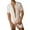 White, variant on zeranth Men Jumpsuit Turndown Collar Straight Temperament Slim Short Sleeve Romper Streetwear