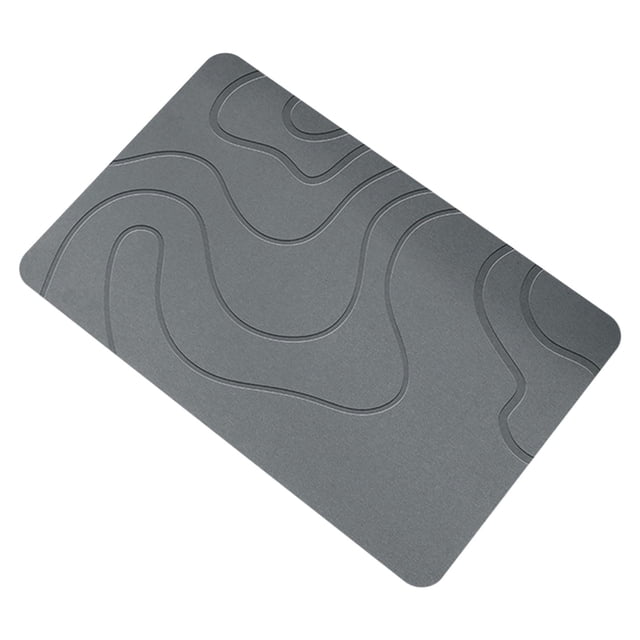 Leodye 1PCS Rubber Bath mats Quick-Drying Non-Slip Bathroom mat Super Absorbent Bath mat Instant Dry Bath mat, Bathroom Rug in Front of the Kitchen Sink, Shower Room -23.6*15.4IN