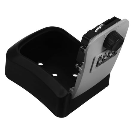 Toyandona Grey Key Lock Box Wall Mount with Combination Code for Outdoor Home Security