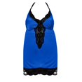 thumbnail image 5 of CENTIE Lingerie for Women Nightdress Sleepwear G String V Neck Dress Lace Women Blue L, 5 of 5