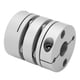 thumbnail image 5 of Conector de eje de diafragma doble para transmisión de motor, se adapta a 44 mm de diámetro exterior, acoplador universal en forma de U con sujeción segura, 5 of 8