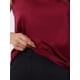 thumbnail image 5 of Camiseta de satén para mujer, top sin mangas con escote en V, elegante y casual, camisa de dormir 2026 2XL roja, 5 of 6