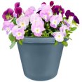 thumbnail image 3 of The HC Companies 24 Inch Indoor/Outdoor Classic Flower Pot Planter, Slate Blue, 3 of 5