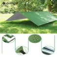 thumbnail image 6 of Waterproof Hammock Rian Fly, AYAMAYA Outdoor 10*10 Feet Hammock Tarp, Lightweight 210T Polyester Anti-UV Tent Cover Rainfly for Camping Backpacking Hiking,Canopy(Green), 6 of 7