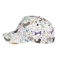 thumbnail image 2 of Lsque Colorful Poodle Dog Baseball Cap Trucker Low Profile Hat Golf Dad Hat Adjustable Original Classic Unconstructed Plain Cap Men Women, 2 of 9