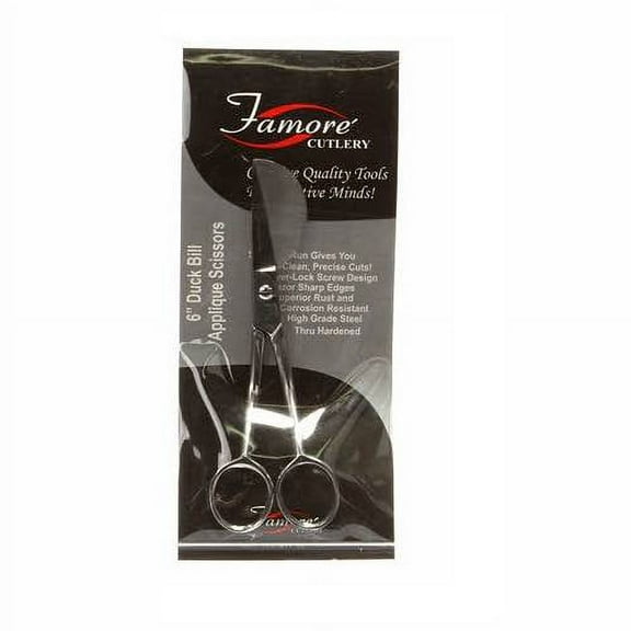 Famore Duckbill Applique Scissor - 6"