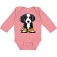 thumbnail image 3 of Inktastic Bernese Mountain Dog Boys or Girls Long Sleeve Baby Bodysuit, 3 of 5