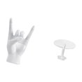thumbnail image 4 of Estatua de gesto de roca, figura de mano y , escultura de resina, obra de arte moderna y creativa, mesa en miniatura para casa de muñecas, mueble, 4 of 7