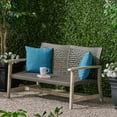 thumbnail image 7 of Grey Acacia & Wicker - Complementing Finish - Patio or Garden - Durable Two-Seater, 7 of 7