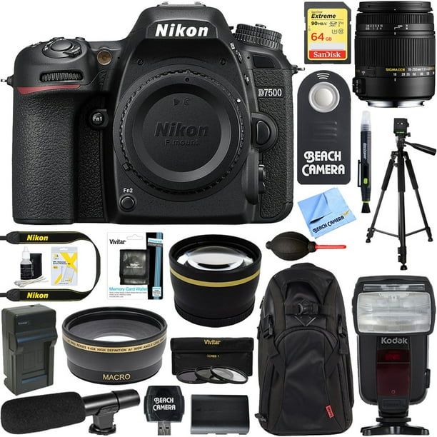 Nikon D7500 20.9MP DXFormat 4K Ultra HD Digital SLR Camera (Body Only