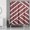 Red, variant on Creative Products Gray Herringbone 71 x 74 Shower Curtain