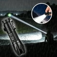 thumbnail image 5 of Super Bright Flashlight, Long Range 1000m Beam, High-Power LED, Rechargeable Lithium Battery, Waterproof, Outdoor Camping, 3 Modes (Strong/Medium/Strobe), Portable Emergency Light, 5 of 9