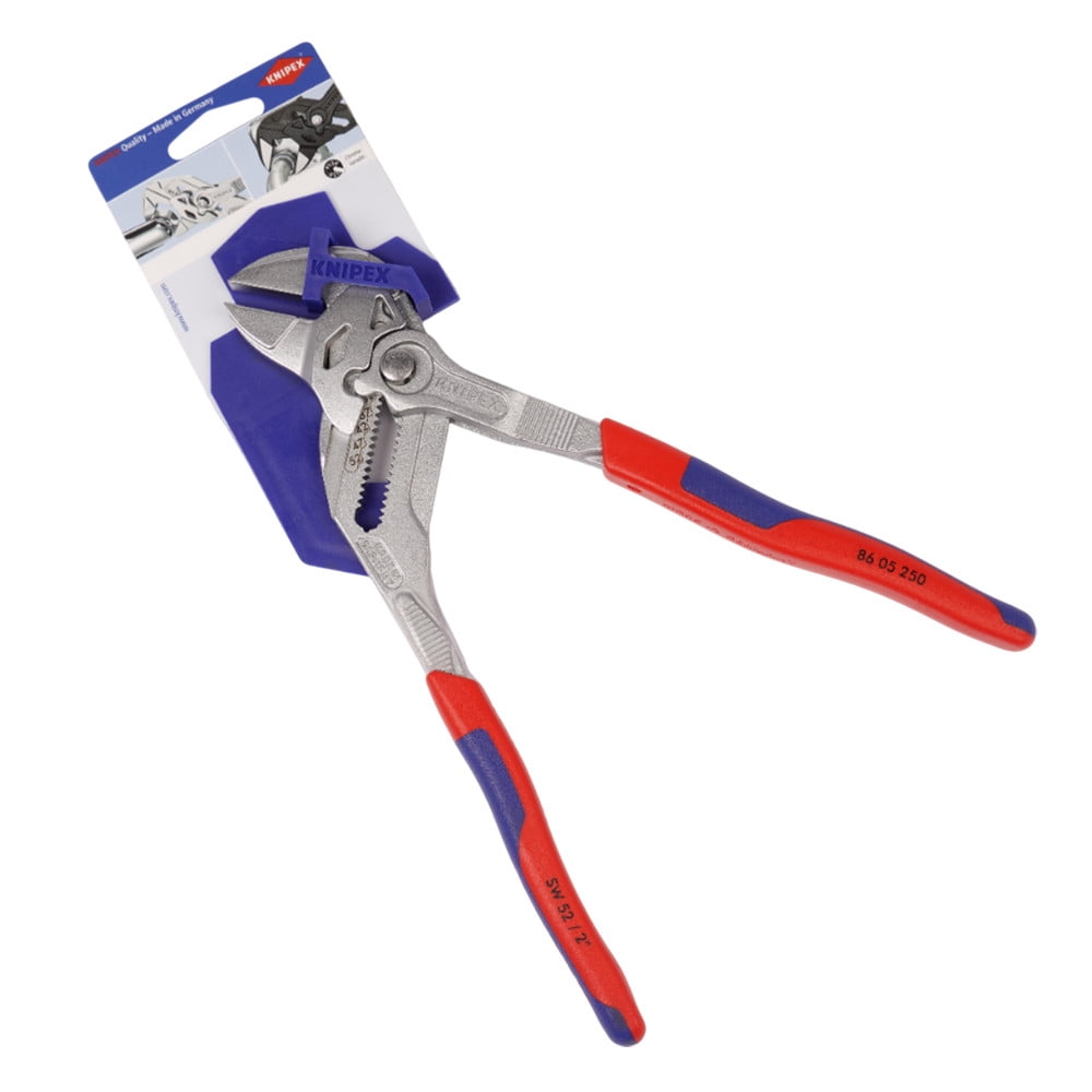 Knipex Soft Handle in Blister Packaging Chromium-Vanadium Steel 86 05 250 SB Pliers Wrenches 9.84"