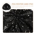 thumbnail image 5 of Etereauty Women Fashion Berets Sparkle Sequins Beanie Hat Costume Accessories for Dance Performance (Black), 5 of 10