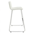 thumbnail image 5 of Home Square Dive 30.5" Stainless Steel Bar Stool in White - Set of 2, 5 of 5