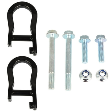 84195908 Tow Hooks Ring Kits Compatible with 2019-2022 for Chevrolet for Silverado 1500(black 2pcs Front)