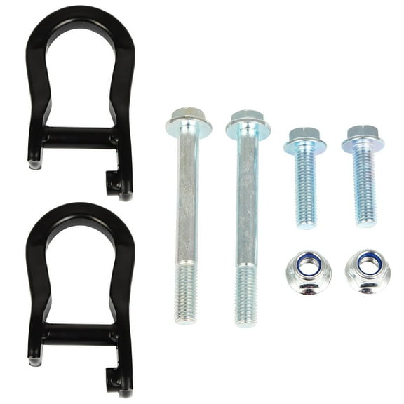 84195908 Tow Hooks Ring Kits Compatible with 2019-2022 for Chevrolet for Silverado 1500(black 2pcs Front)