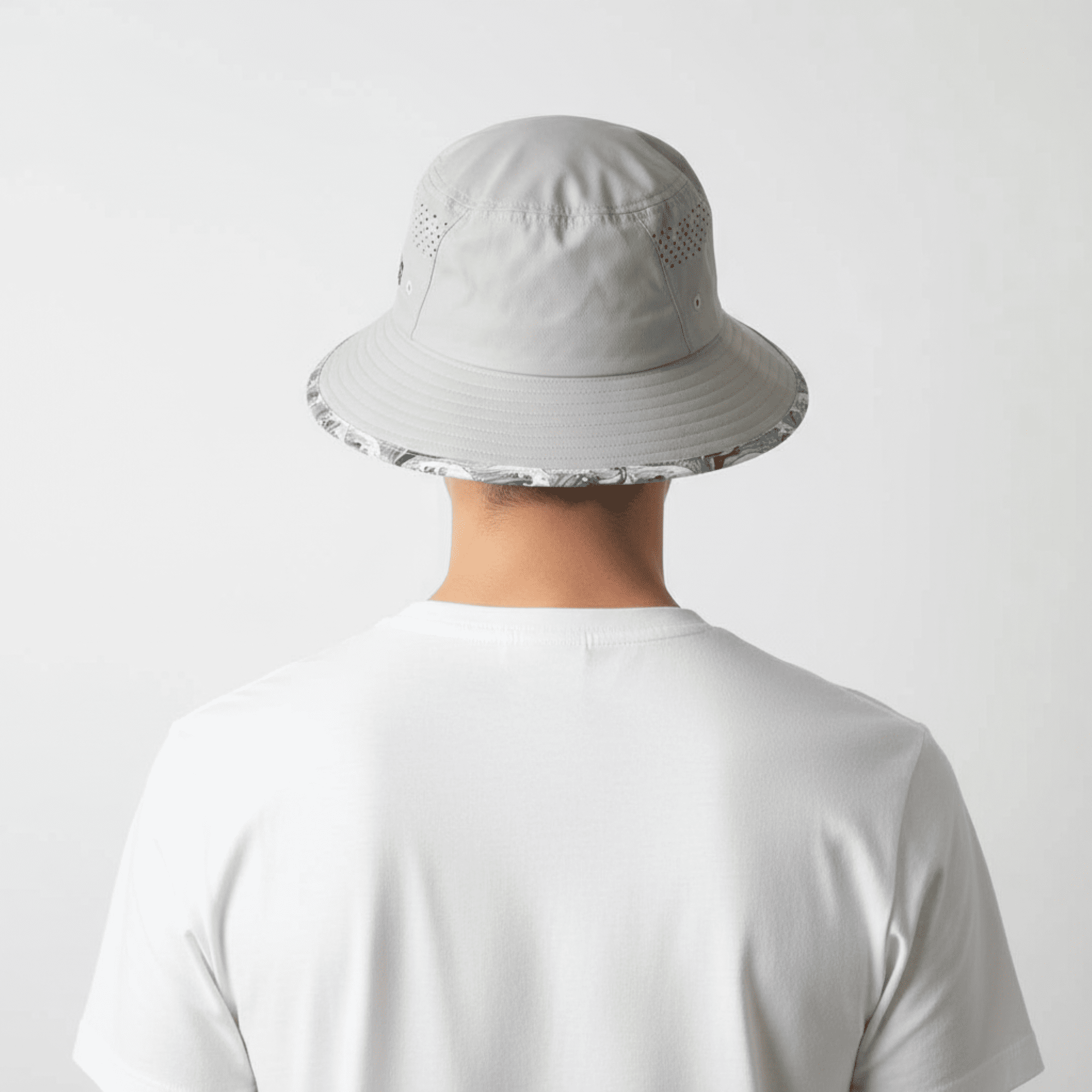 Fishing Life Marlin Waves Performance Bucket Hat - Adult Unisex