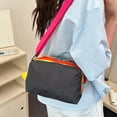 thumbnail image 7 of Feledorashia Crossbody Bag for Women, Shoulder Purse Large Capacity, Portable Cosmetic Handbag with Adjustable Strap, Color Block Design, Durable Polyester Material, Casual Travel and Outdoor Use, 7 of 7