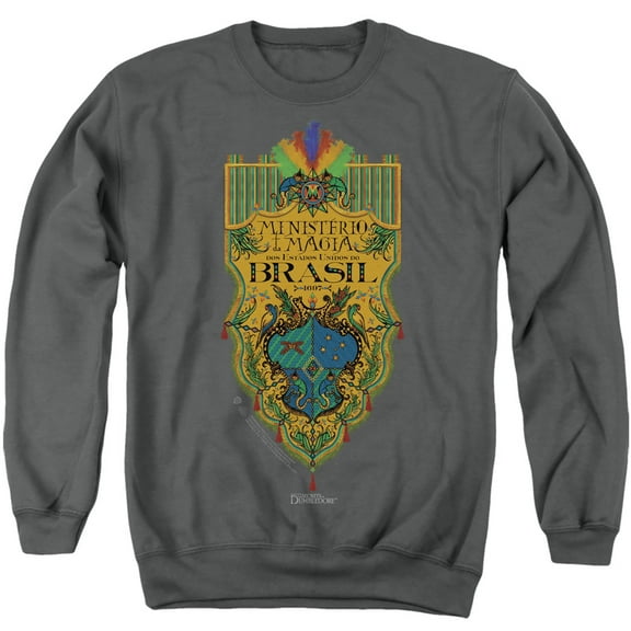 Fantastic Beasts The Secrets Of Dumbledore Brazil Ministry Flag Unisex Adult Crewneck Sweatshirt