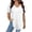 White, variant on Womens T Shirts V Neck Short Sleeve Plus Size Basic Tee Curved Hem Tunic Tops,Navy,2XL