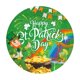 thumbnail image 2 of Vajilla desechable para fiestas con temática irlandesa del Día de San Patricio, con platos, servilletas y vasos de papel con estampado de tréboles, ideal para decoraciones navideñas., 2 of 6