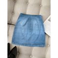 thumbnail image 2 of Women's High Waist Ruched Mini Skirt, Asymmetrical Hem Fitted Bodycon Skirt for Work, Office, Date Night & Everyday Wear, 2 of 7
