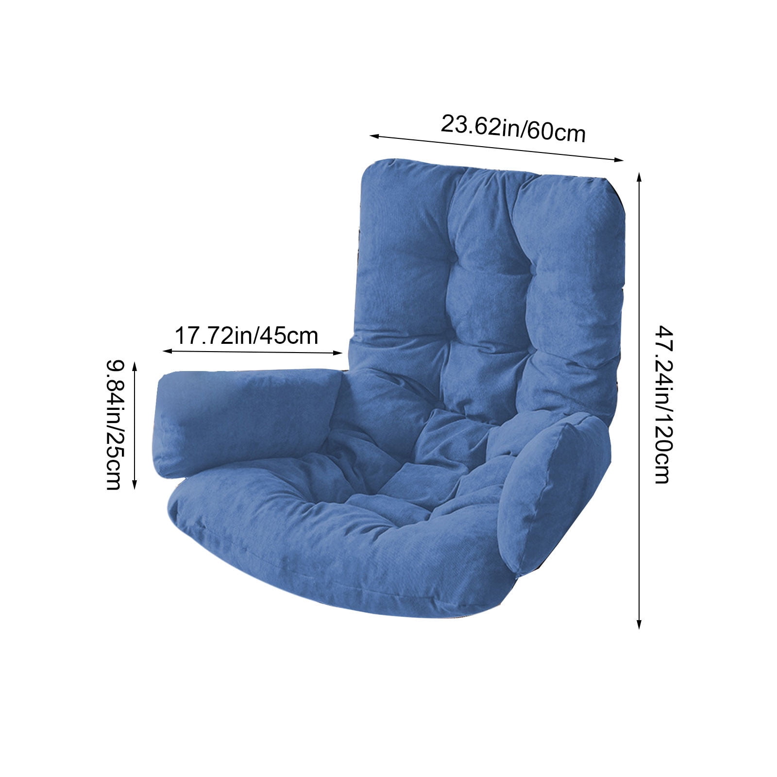 Zenithome 19.69x49.21Inch Basket Cushion Swings Sofa Cushion For Indoor Outdoor Use