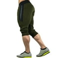 thumbnail image 4 of TAIAOJING Women Cotton Linen Pants Workout Out Leggings Fitness High Waist Skinny Solid Cropped Casual Pocket Button Lounge Pant Trousers, 4 of 9